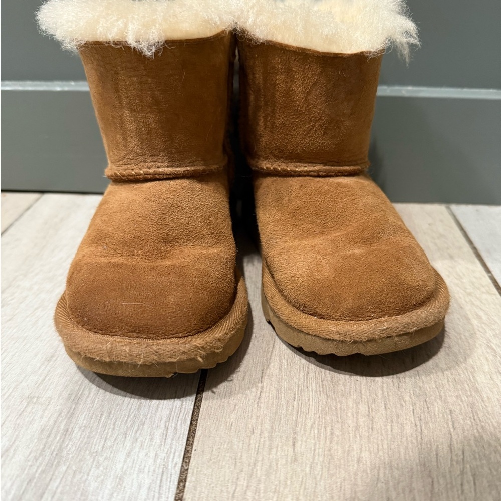 UGG Tan Kids Boots with Cream Lining